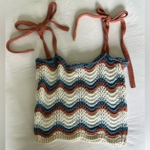 Crochet crop top